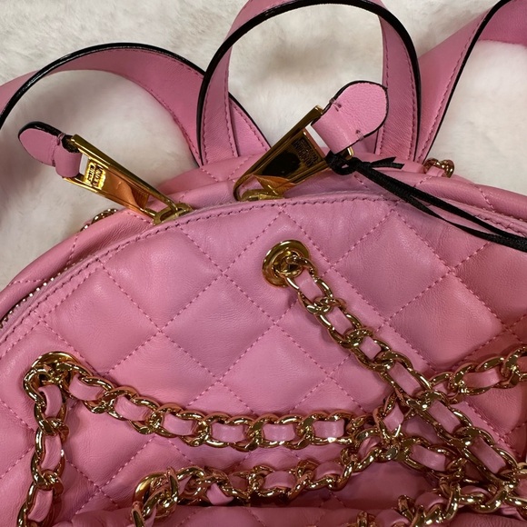 Moschino Pink Quilted Women's back Bag-with dust bag - Picture 11 of 16